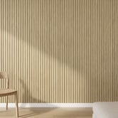 Vanta Living Acoura Space 2700 x 600mm Heritage Oak Slatted Acoustic Wall Panel