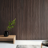 Vanta Living Acoura Space 2700 x 600mm Espresso Oak Slatted Acoustic Wall Panel