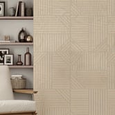 Vanta Living Acoura Space 600 x 600mm Natural Oak Self-Adhesive Acoustic Slat Wall Panels