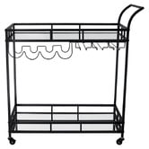 Amber &amp; Fern Caledon 2 Tier Steel Bar Cart