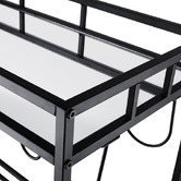 Amber &amp; Fern Caledon 2 Tier Steel Bar Cart