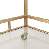 Amber &amp; Fern Caledon 2 Tier Steel Bar Cart