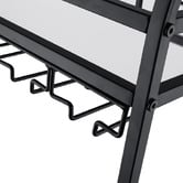 Amber &amp; Fern Caledon 2 Tier Steel Bar Cart