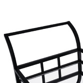 Amber &amp; Fern Caledon 2 Tier Steel Bar Cart
