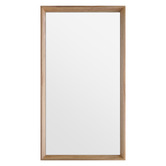 Amber &amp; Fern Sloan Pine Wood Wall Mirror