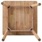 Amber &amp; Fern Danish Rubberwood Dining Table