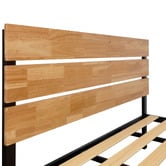 Amber &amp; Fern Jaro Rubberwood King Single Bed Frame