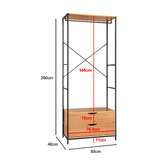 Amber &amp; Fern Madina 2 Drawer Clothes Rack