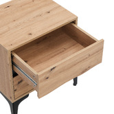 Amber &amp; Fern Luca 2 Drawer Bedside Table