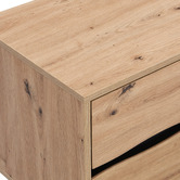 Amber &amp; Fern Luca 2 Drawer Bedside Table