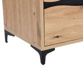 Amber &amp; Fern Luca 2 Drawer Bedside Table