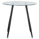 Amber &amp; Fern Brixton Round Glass Dining Table