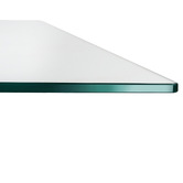 Amber &amp; Fern Brixton Glass Dining Table