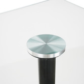 Amber &amp; Fern Brixton Glass Dining Table