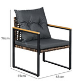 Amber &amp; Fern 4 Seater Kristy Outdoor Lounge Set