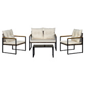 Amber &amp; Fern 4 Seater Kristy Outdoor Lounge Set