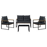 Amber &amp; Fern 4 Seater Kristy Outdoor Lounge Set