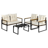 Amber &amp; Fern 4 Seater Kristy Outdoor Lounge Set