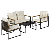 Amber &amp; Fern 4 Seater Kristy Outdoor Lounge Set