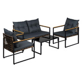 Amber &amp; Fern 4 Seater Kristy Outdoor Lounge Set