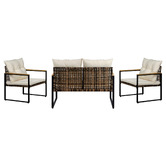 Amber &amp; Fern 4 Seater Kristy Outdoor Lounge Set