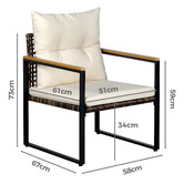 Amber &amp; Fern 4 Seater Kristy Outdoor Lounge Set