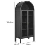 Amber &amp; Fern Vanessa Arched Display Cabinet