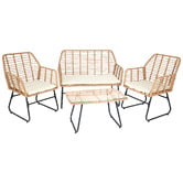 Amber &amp; Fern 4 Seater Arias Outdoor Lounge Set
