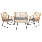 Amber &amp; Fern 4 Seater Arias Outdoor Lounge Set