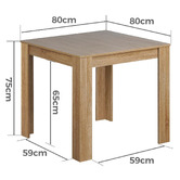 Amber &amp; Fern Reggie Square Dining Table