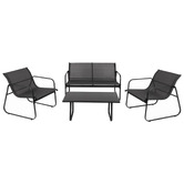 Amber &amp; Fern 4 Seater Francis Outdoor Lounge Set