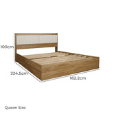 Amber &amp; Fern Otelia Bed Frame with USB Port &amp; Drawers