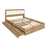 Amber &amp; Fern Otelia Bed Frame with USB Port &amp; Drawers