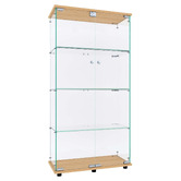 Amber &amp; Fern Lirra Glass Display Cabinet