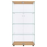 Amber &amp; Fern Lirra Glass Display Cabinet