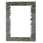 Amber &amp; Fern Burbank Paulownia Wood Wall Mirror