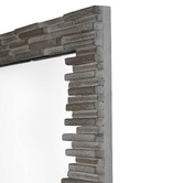 Amber &amp; Fern Burbank Paulownia Wood Wall Mirror