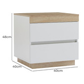 Amber &amp; Fern Sarah Bedside Table