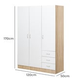 Amber &amp; Fern Jazmine 3 Door Wardrobe