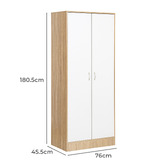 Amber &amp; Fern Jazmine 2 Door Wardrobe