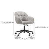Amber &amp; Fern Harriet Chenille Office Chair