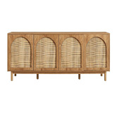 Amber &amp; Fern Amira 4 Door Rattan Sideboard