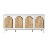 Amber &amp; Fern Amira 4 Door Rattan Sideboard