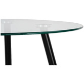 Amber &amp; Fern 4 Seater Black Adeline Dining Table &amp; Chair Set