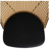 Amber &amp; Fern 4 Seater Black Adeline Dining Table &amp; Chair Set