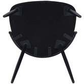 Amber &amp; Fern 4 Seater Black Adeline Dining Table &amp; Chair Set
