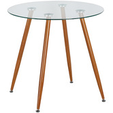 Amber &amp; Fern 4 Seater Natural Adeline Dining Table &amp; Chair Set