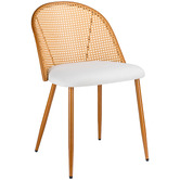 Amber &amp; Fern 4 Seater Natural Adeline Dining Table &amp; Chair Set