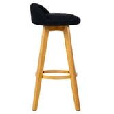Amber &amp; Fern 71.5cm Yuri Boucle Swivel Bar Stools
