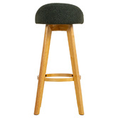 Amber &amp; Fern 71.5cm Yuri Boucle Swivel Bar Stools